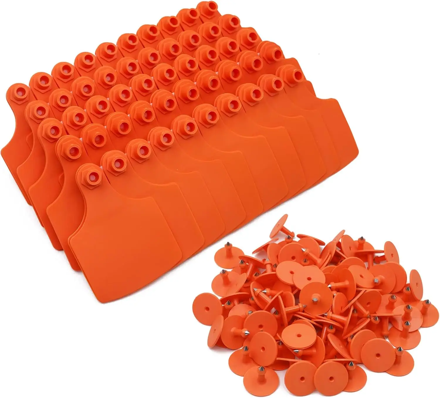 Veterinary Marker Cattle Tags TPU Plastic Reusable Livestock Ear Tag Cow Calf Blank Animal Identification Earring Label Ticket