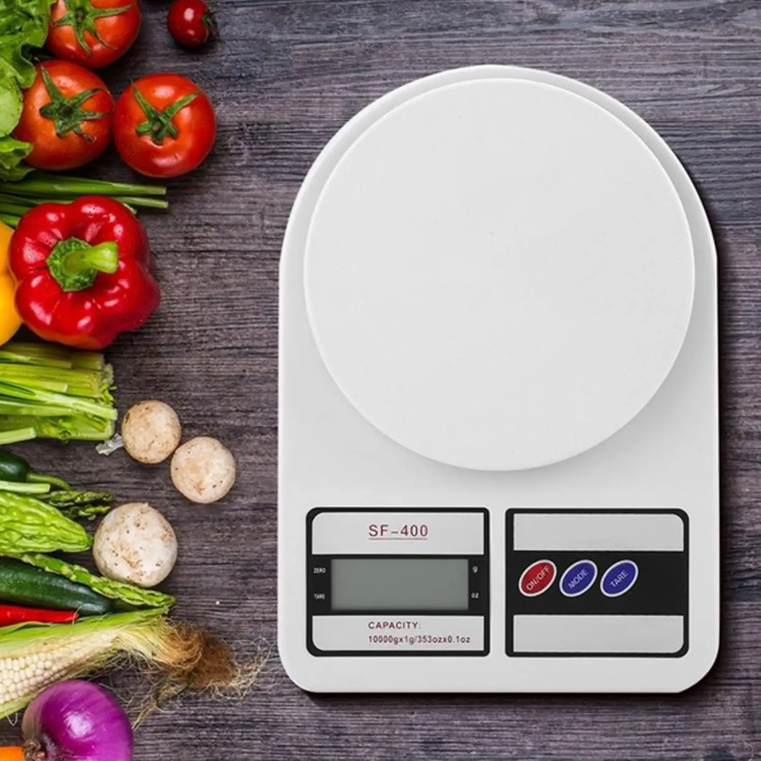 Electronic Kitchen Scale 1kg 5kg 10kg 0.1g 1g Sf 400 Digital Electric Food Kitchen Scale