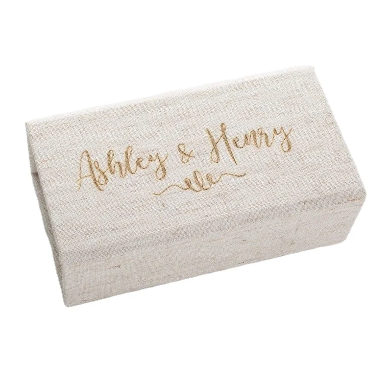 Premium glass crystal 8GB 16GB 32GB 64GB High speed USB 3.0 flash drive with linen box wholesale silver metal wedding USB stick