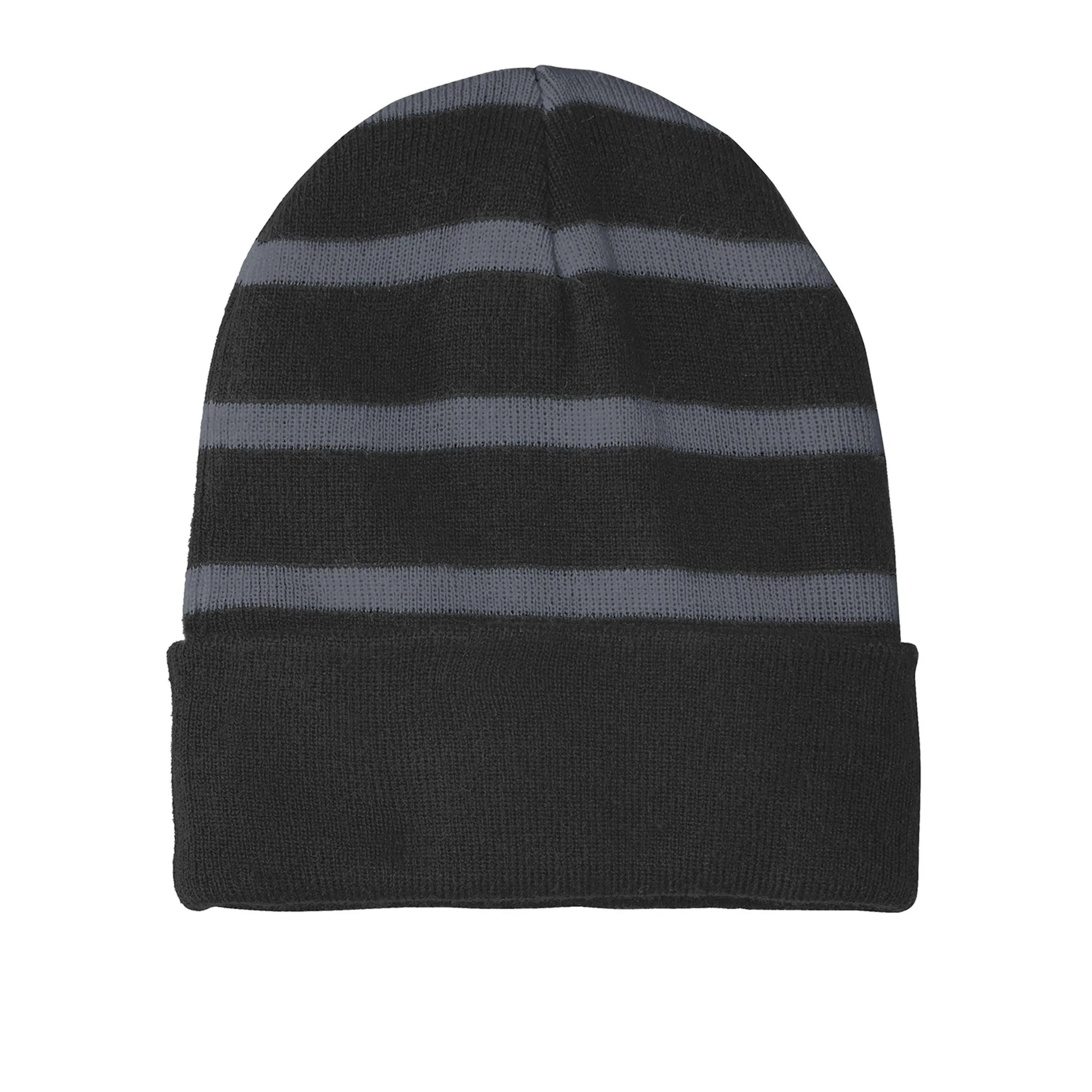 Top Quality Beanies Cold Knit Hat High Quality Striped Beanie With Cuff Winter Beanie Hats for Women Men