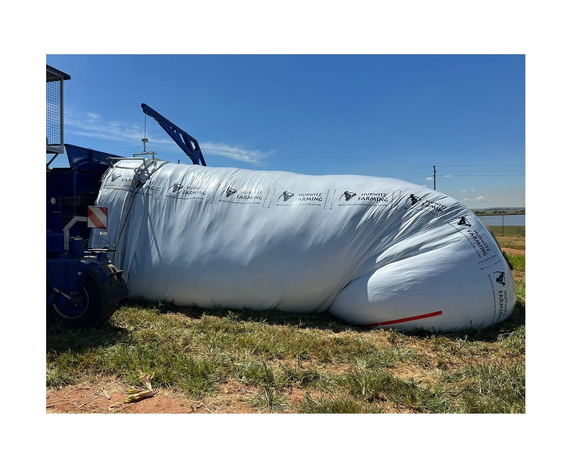 9ft X 60m silobag grain storage tube silage storage silo bag plastic silo tube polymer sleeve  silage bag direct factory supply