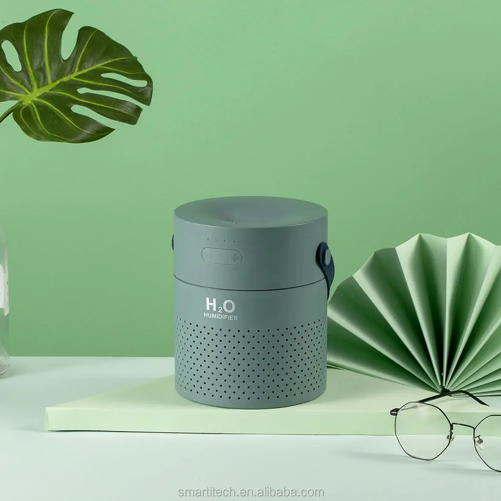 Smart Appliances 1.1L Water Tank Capacity Humidifier with 4000mAh Battery Portable Power Bank Dual Mist Ultrasonic Humidifier