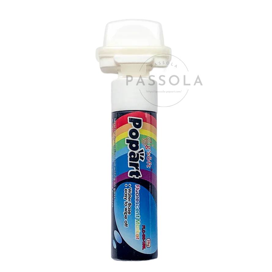 Jumbo Parallel Flat Nib 30 mm Water based Erasable Liquid Chalk Marker 50 colors