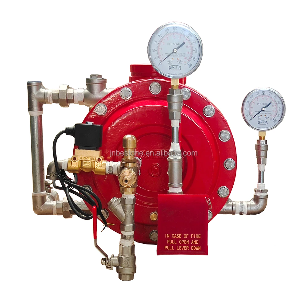 Made in China Factory production 300PSI Ductile iron Fire-protection Deluge Diaphragm Type Alarm Valve