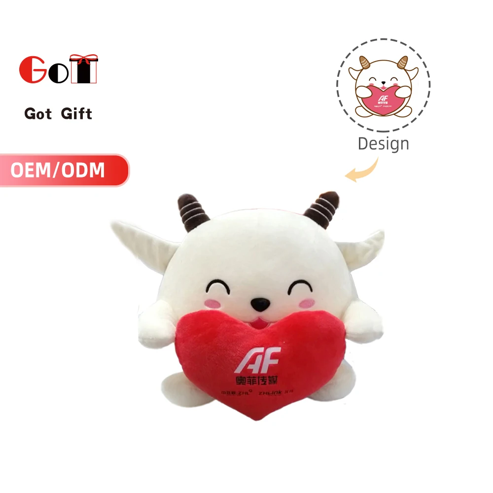 Wholesale Custom Small Animal Sheep Doll  Stuffed Doll Toys Your Own Plush For Christmas Baby Gifts Maker