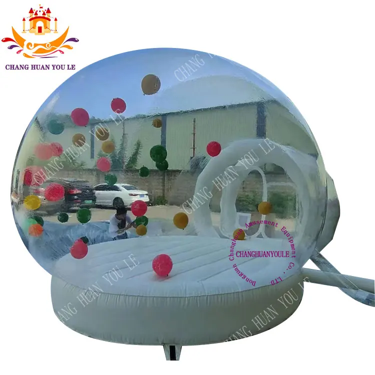 Outdoor Tunnel Clear Bubble Camping Tent Inflatable Bubble Tent House For Sale