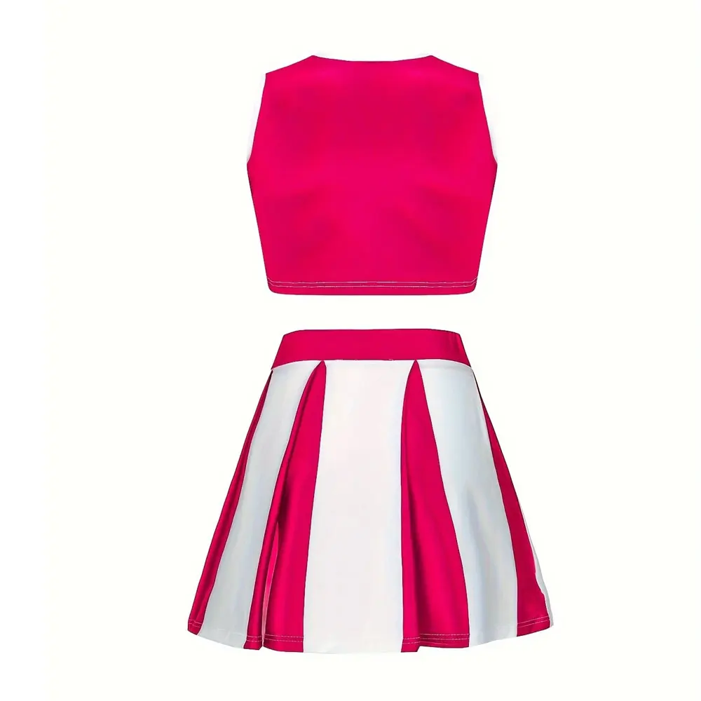 Customized Cheer Leading For Sale Online Costume Made Sleeveless Cheer Leader Uniform Printing Cheerleading Uniform