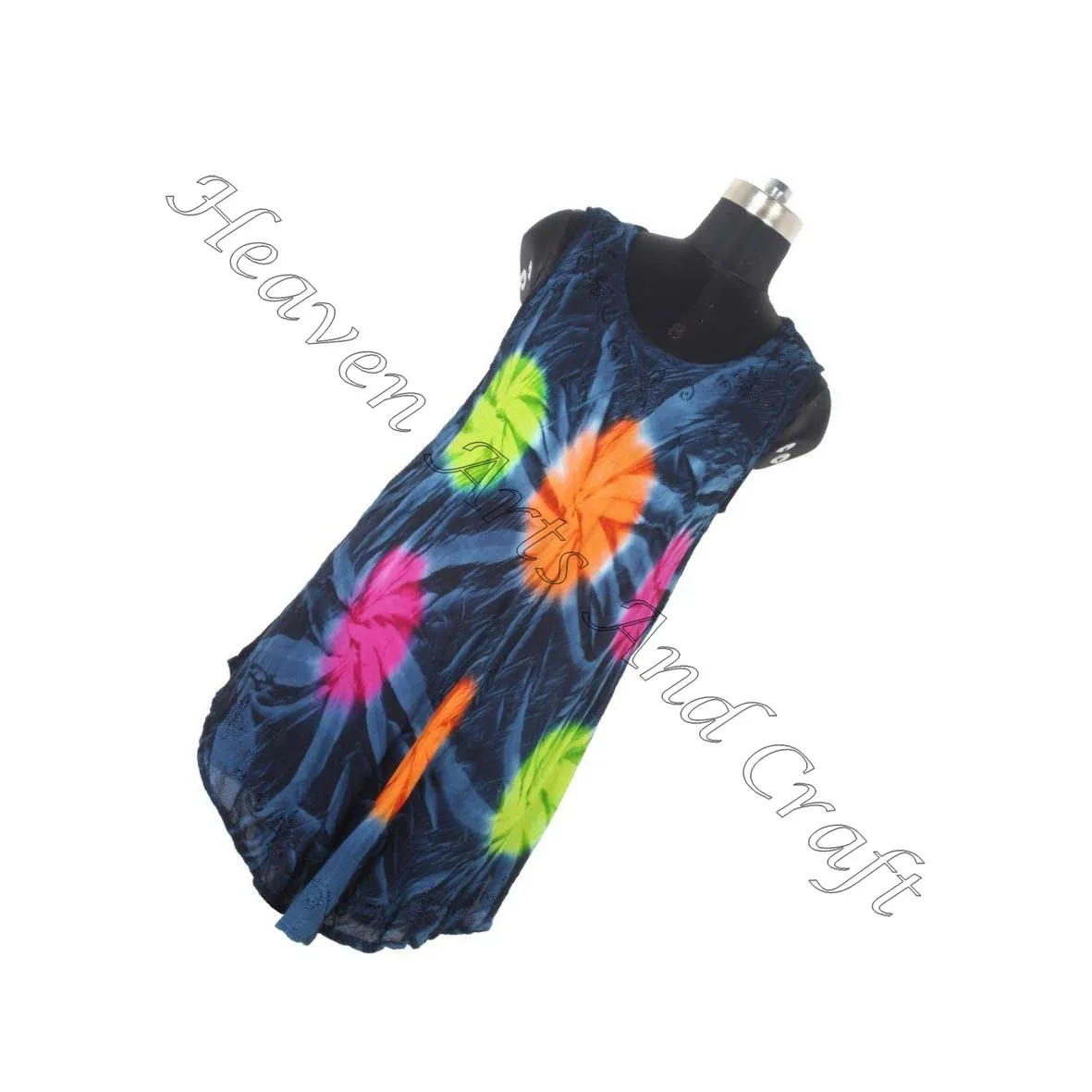 Indian Supplier Clothing Tie Dye Umbrella Dress