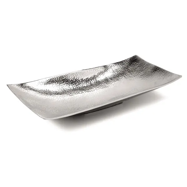 Modern Style Metal Serving Kitchen Food Tray For Ice Cube Fruits & Salad Nickel Plated Customised Shape & Size With Great Finish