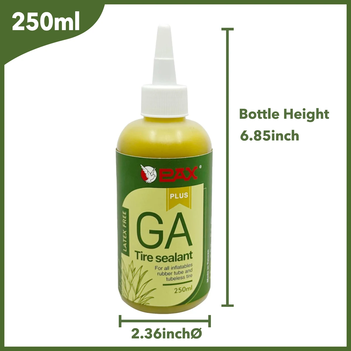 Motorcycle Bottle Tire Sealant Liquid Tire Sealant 250ml