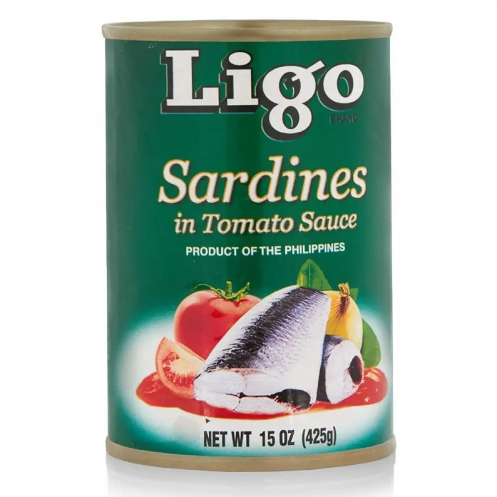 Canned Sardine in Vegetable Oil 125g Sardine canned fish wholesale Canned fish canned sardines Instant canned food