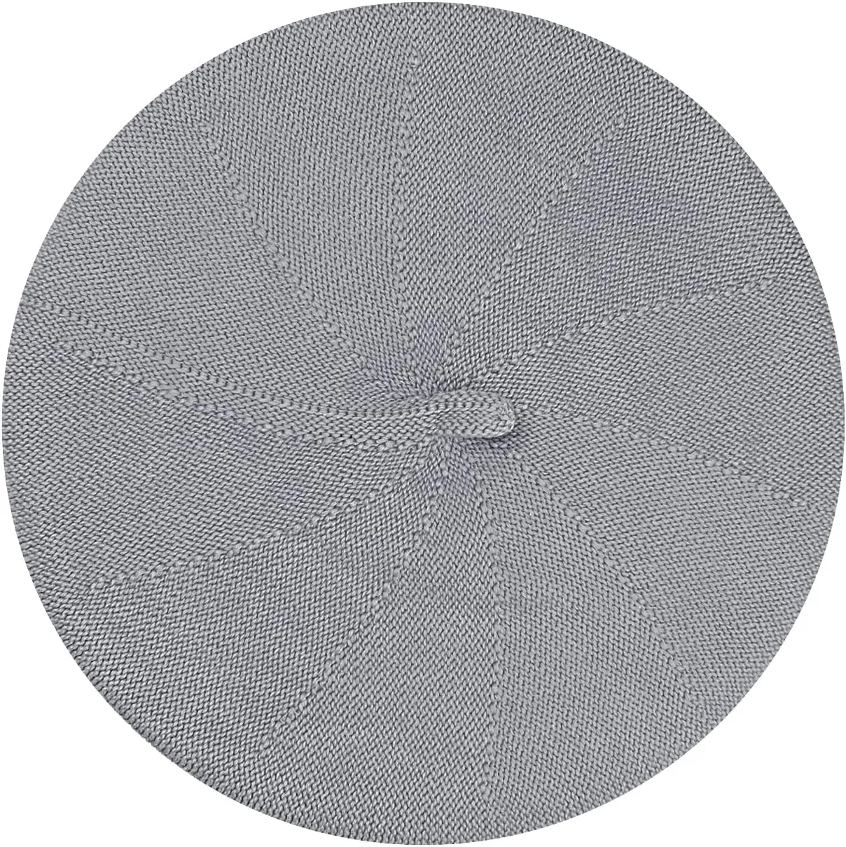 High Quality Wholesale Summer Knitted Thin Beret Hat for Women Slouchy Hat French Style Loose Soft Solid Color