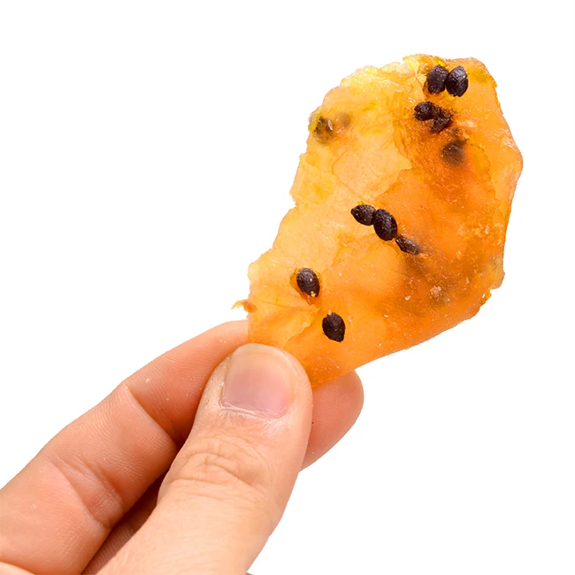 JUMBO SIZE DRIED PASSION FRUIT SNACK LIGHT SWEET and SOUR TASTE BEST HEALTHY FOOD for DIET