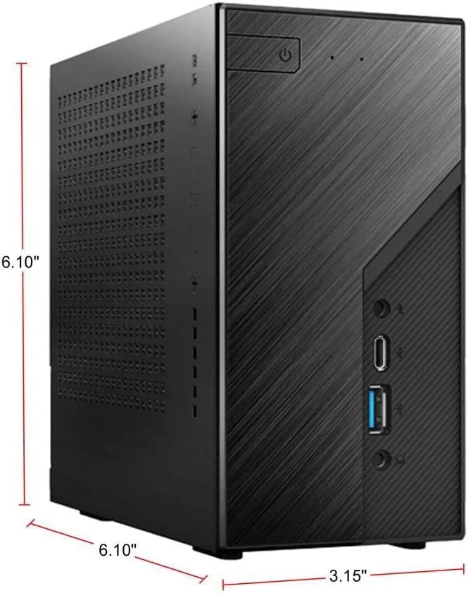 AsRock DeskMini X300 Series AMD AM4 Socket CPU High-Speed DDR4 Memory  Dual M.2  Triple Display  Barebone Brand New