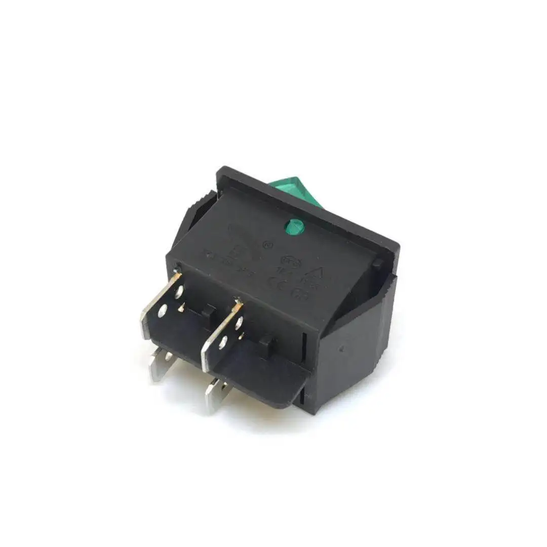 Sale Simplicity rocker switch 20A  on-off 2 position red led 4 pins Rocker Switch KCD4 T125/55