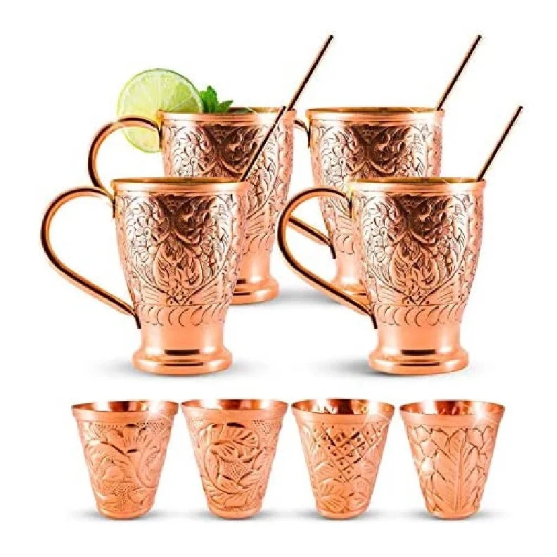 Trendy Stylish Wholesale Price Pure Copper Mug of Use Daily Water Drinking For Health Benefits Copper Mule Mug