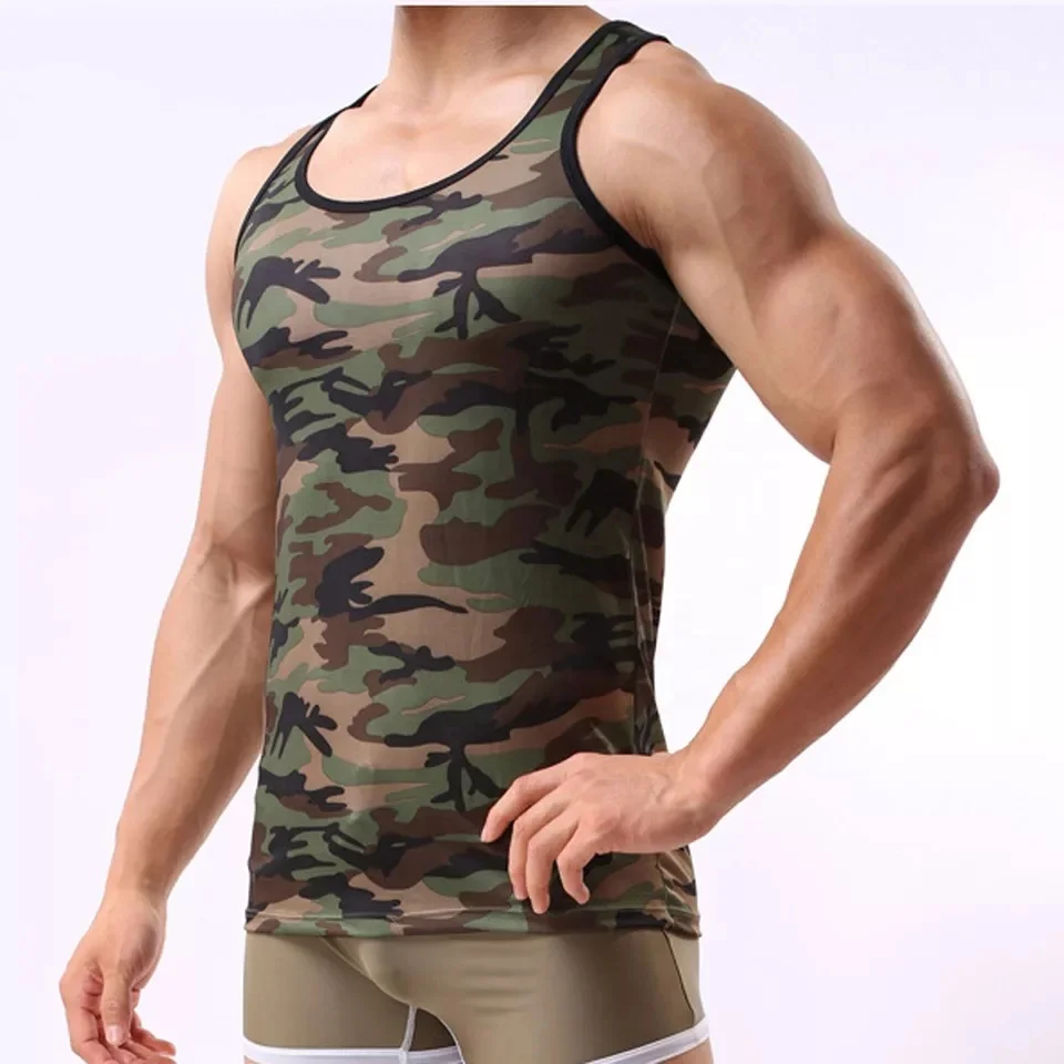 high quality cotton fabric tank top for men bodybuilding tank top