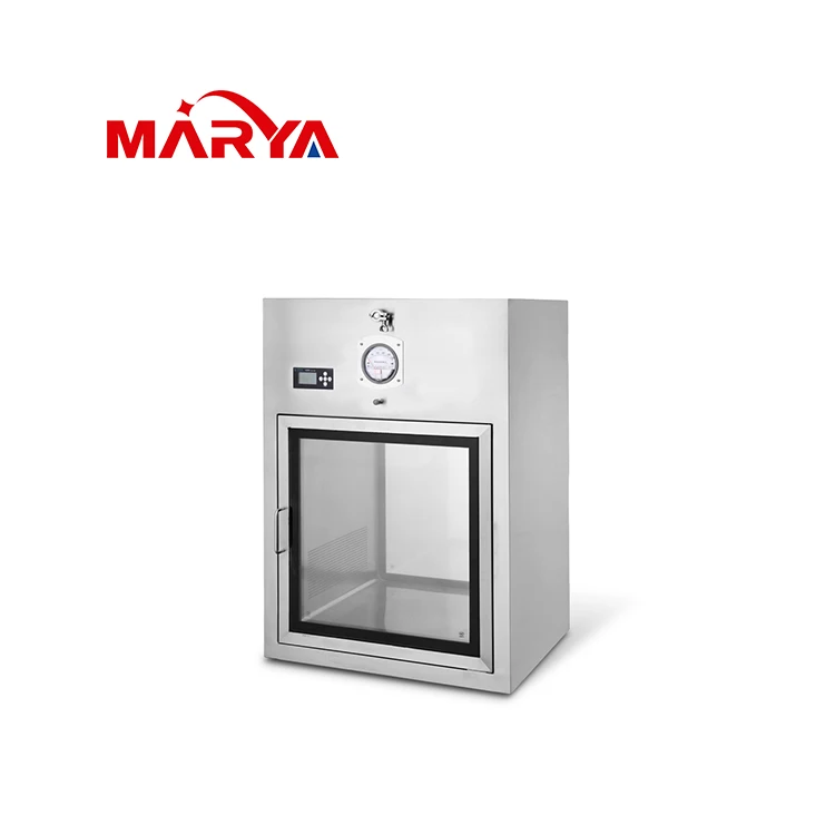 Shanghai Marya Stainless Steel Pass Box Static Type Electrical Interlock Clean Room Passbox