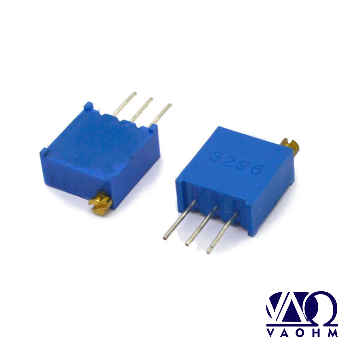 3296W 1K 2K 3K 5K 20K 50K 100K 200K 250K 500K 1M 2M CERAMIC TRIMMER POTENTIOMETER 10PCS