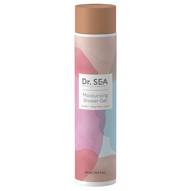 Dr.Sea Cosmetics Moisturising Shower Gel For Body With Mandarin Ylang-Ylang And Lemon Gel Suitable For All Skin Types
