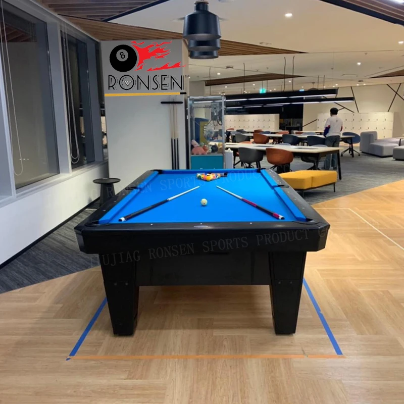 New Launch Solid Oak Wood & 3-piece Slate Pro-AM Ball Return Commercial Diamond Pool Billiard Table 9ft 8ft 7ft for Sale
