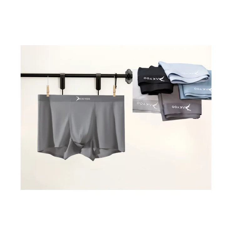 Men Underwear Boxer Good Quality Anti-Bacterial For Male Akyoo Brand Customized Packaging Vietnam Manufacturer