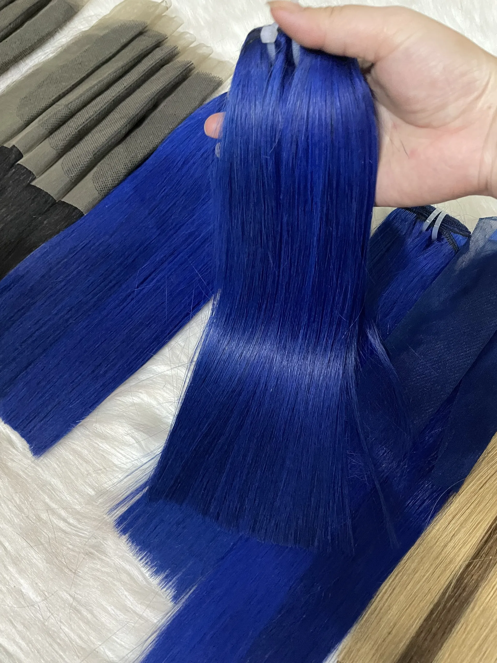 Trending Color Full Stock 30 Inches Quality Manufacturer Human Hair Bone Straight