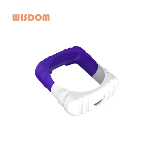 fashion silicon cover on cap lamp headlight two colors design