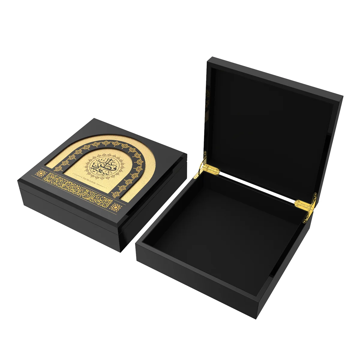 Camel Pattern Paint Luxury Middle East Chocolate Wooden Gift Box