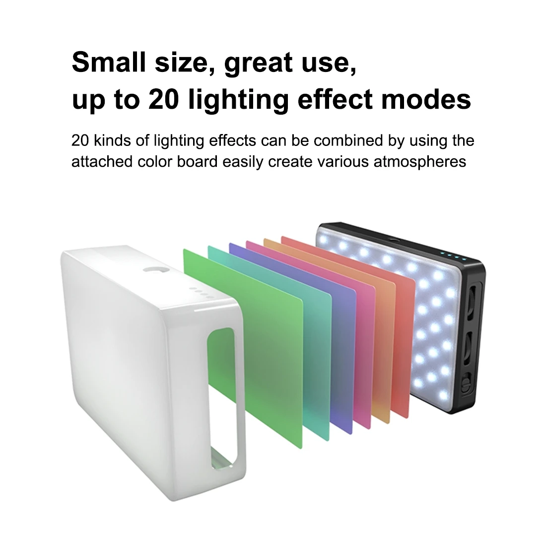 2500K / 9000K 120 LEDs Live Broadcast Video Switchable 6 Colors Filters LED Light Photography Beauty Selfie Fill Light