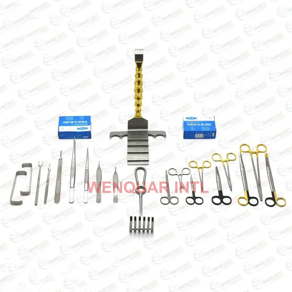 Brand New Premium Quality Abdominoplasty Surgery Set of 21 Pieces Plastic Surgery Products Stainless Steel