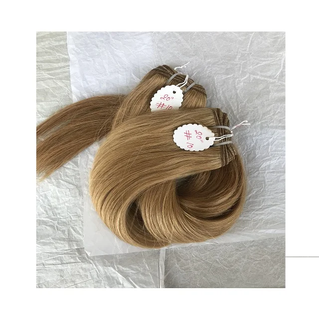 Wholesale Price On Christmas Special Offer Virgin Brazilian Color No. #10 Cuticle Aligned Straight Human Hair Bundles Extensions