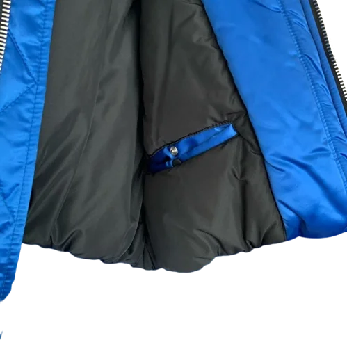 Ruched Shell Bomber Jacket