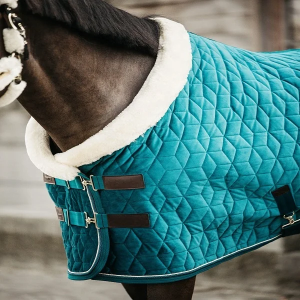 Quilted Show Rug Horse Equestrian Horse Rugs Artificial rabbit skin fiber fill Polyester Cover Manufacturers Riding House
