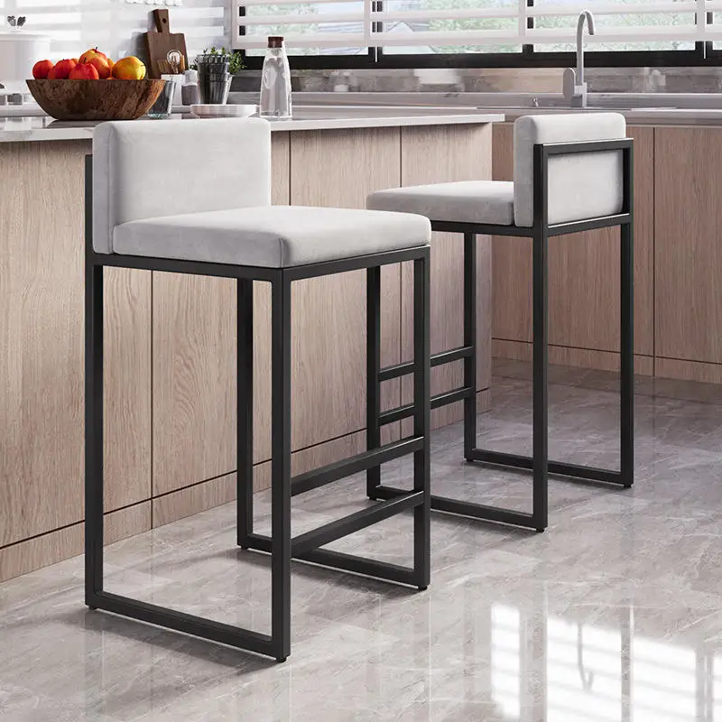 New Design Top Quality Stool Bar Luxury Chairs Metal Frame Bar Stool Modern Hotel