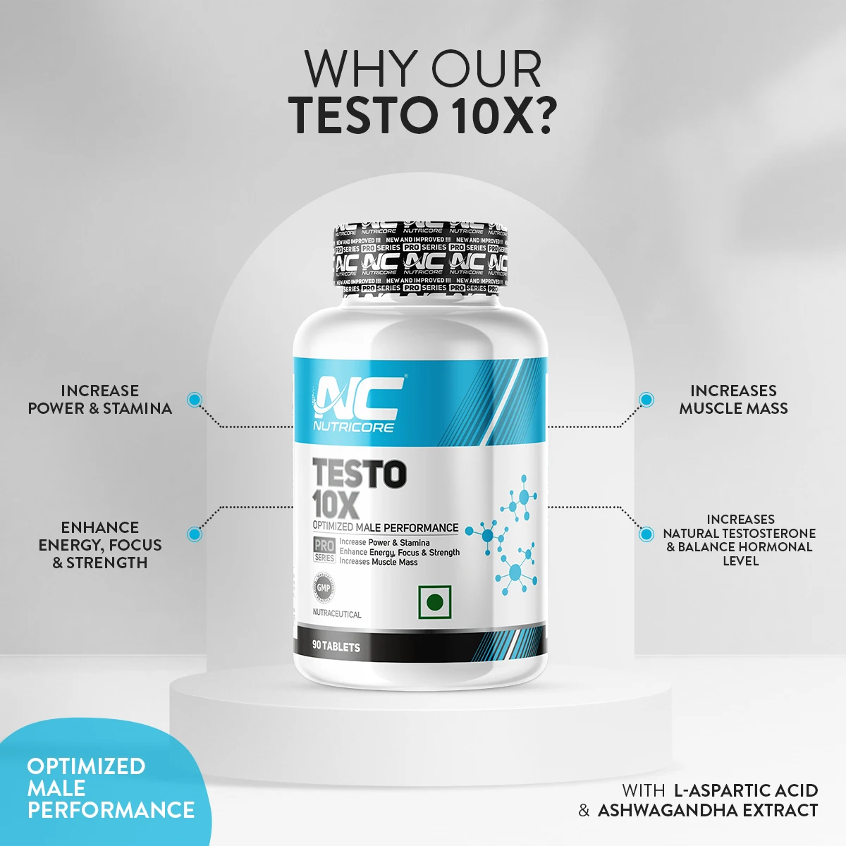 Best Quality Testo - 10X Testo Booster Tablets For Male Performance, Male Immunity Booster