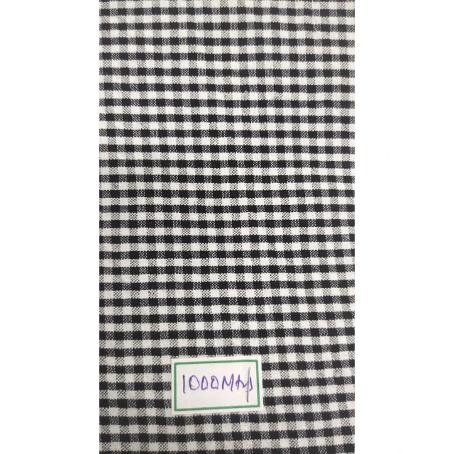 Хит продаж Высококачественная пряжа окрашенная тканая 100% хлопковая полоска ткань для одежды