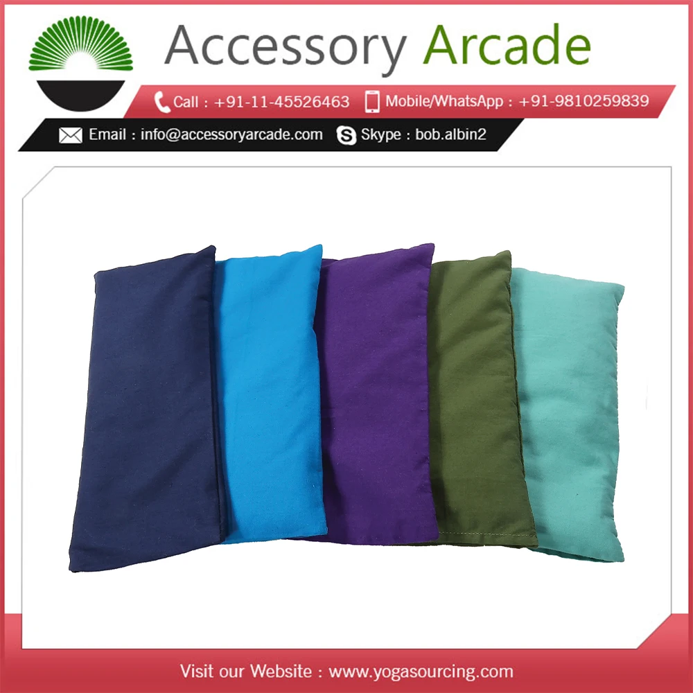 Custom Soft Meditation Cotton Eye Pillow  for Relaxation with Aromatherapy, Meditation  at Discounted  Price