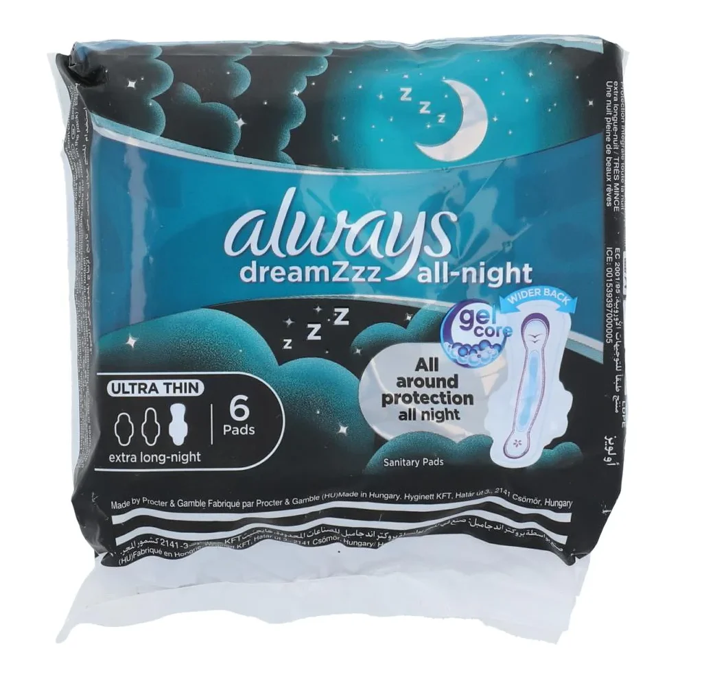 Factory Supply Bulk Wholesale Price Top Quality Always Ultra Thin Long Night Sanitary Pads Extra Large - 112 Pads Available For