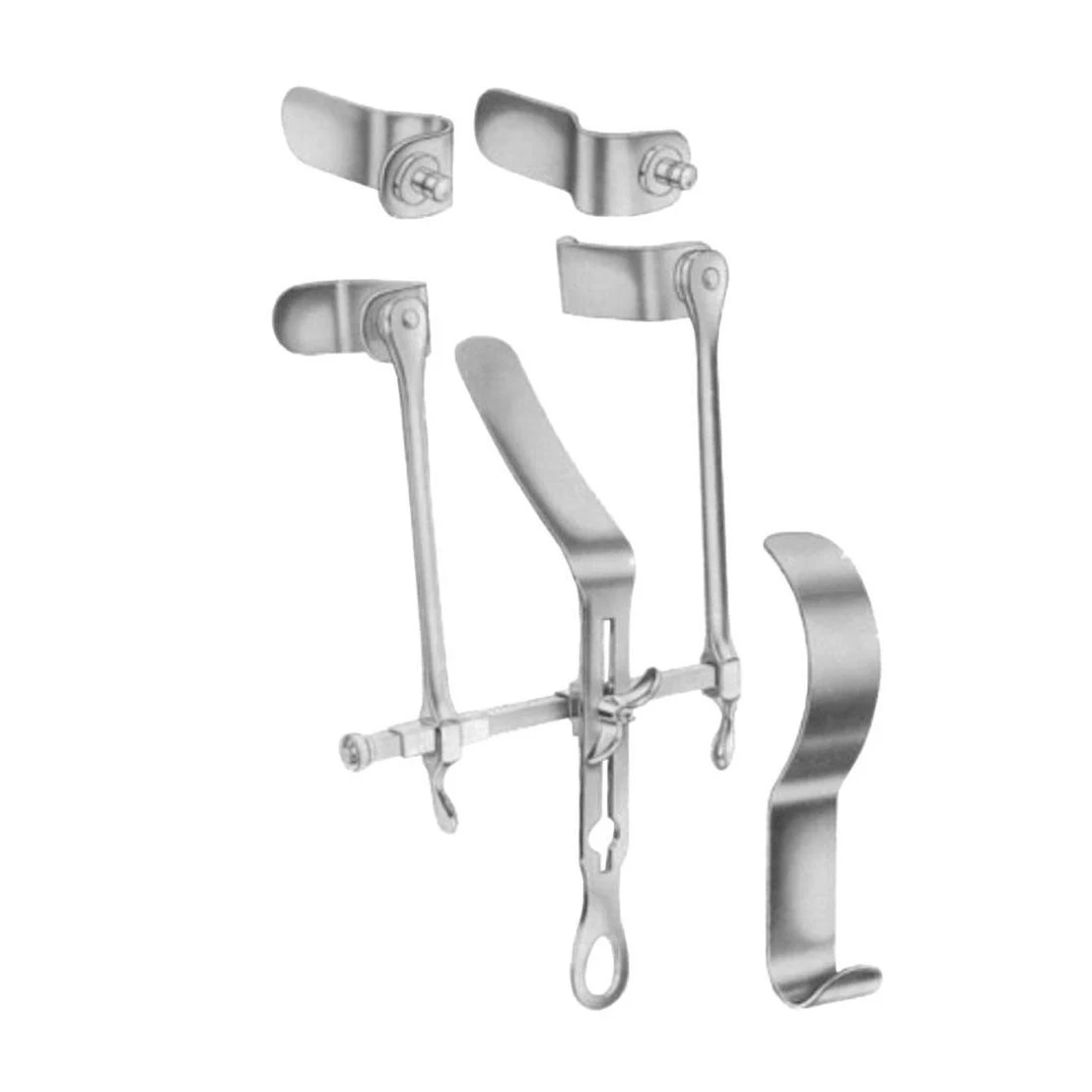 Customizable Balfour Retractor with Logo Manual Stainless Steel Made OEM Service Available