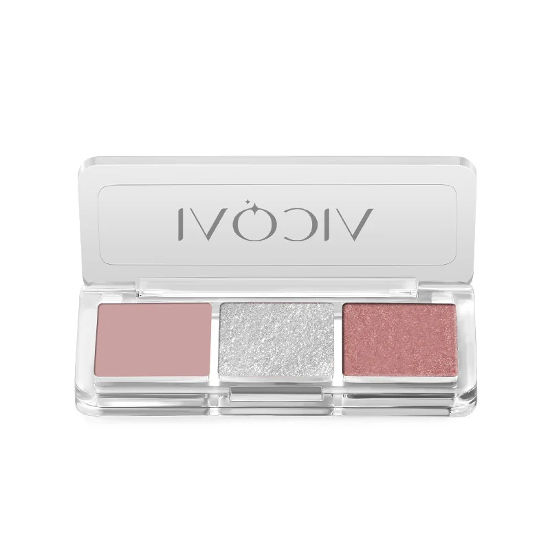 Customized Professional Matte Eyeshadow Makeup 3 Colors Low Price Eyeshadow Palette Wholesale