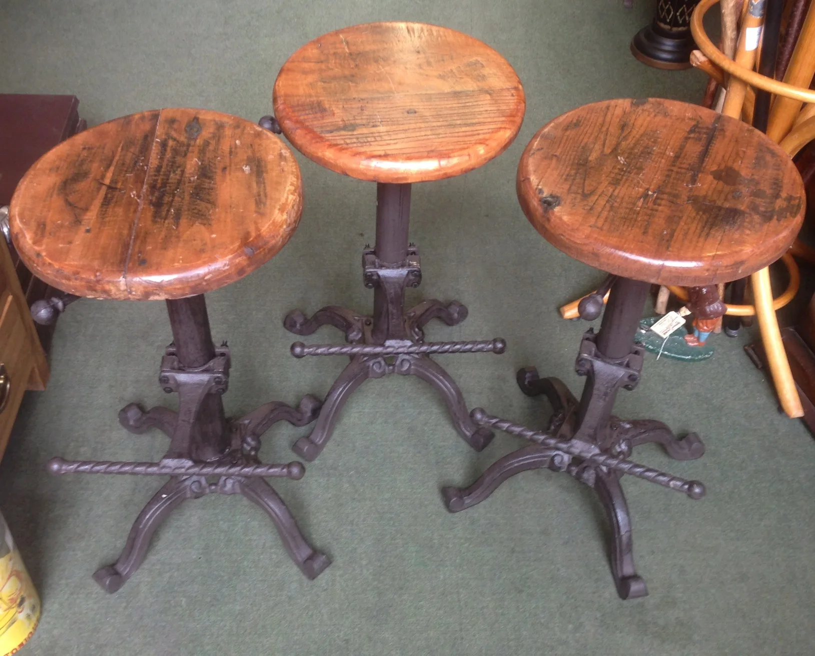 High Quality Manufacturer Strong Hair Pin Legs Top Wooden Bar Stool Metal Bar Furniture Coffee Table and Stool home bar