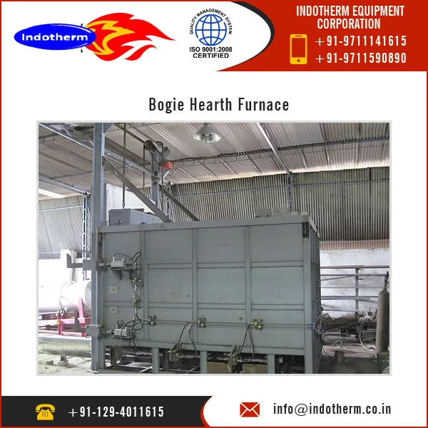 Bogie Hearth Furnace for Metal Tempering Electric Heat Treatment Full Fiber Vacuum Chamber Available at Convenient Price