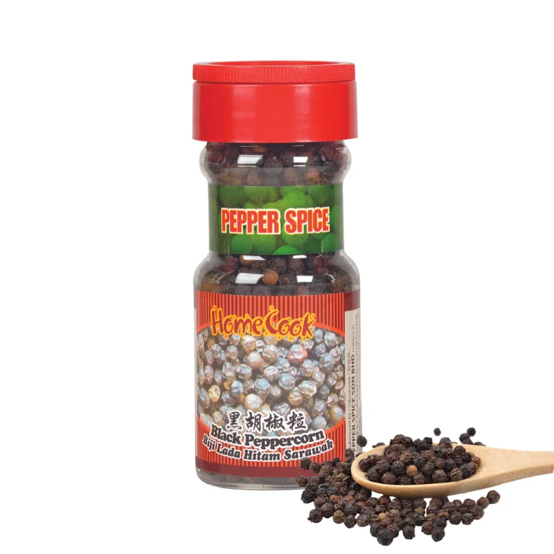 Premium New Crop Selected Clean Whole Black Pepper 70g BlackPepper Chili Seed For Processing Meat Marinade Dressing Ingredients
