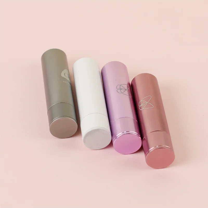 2023 hot selling blue pink gray aluminium inhaler bottle purple nasal inhaler essential oils aromatherapy oil diffuser