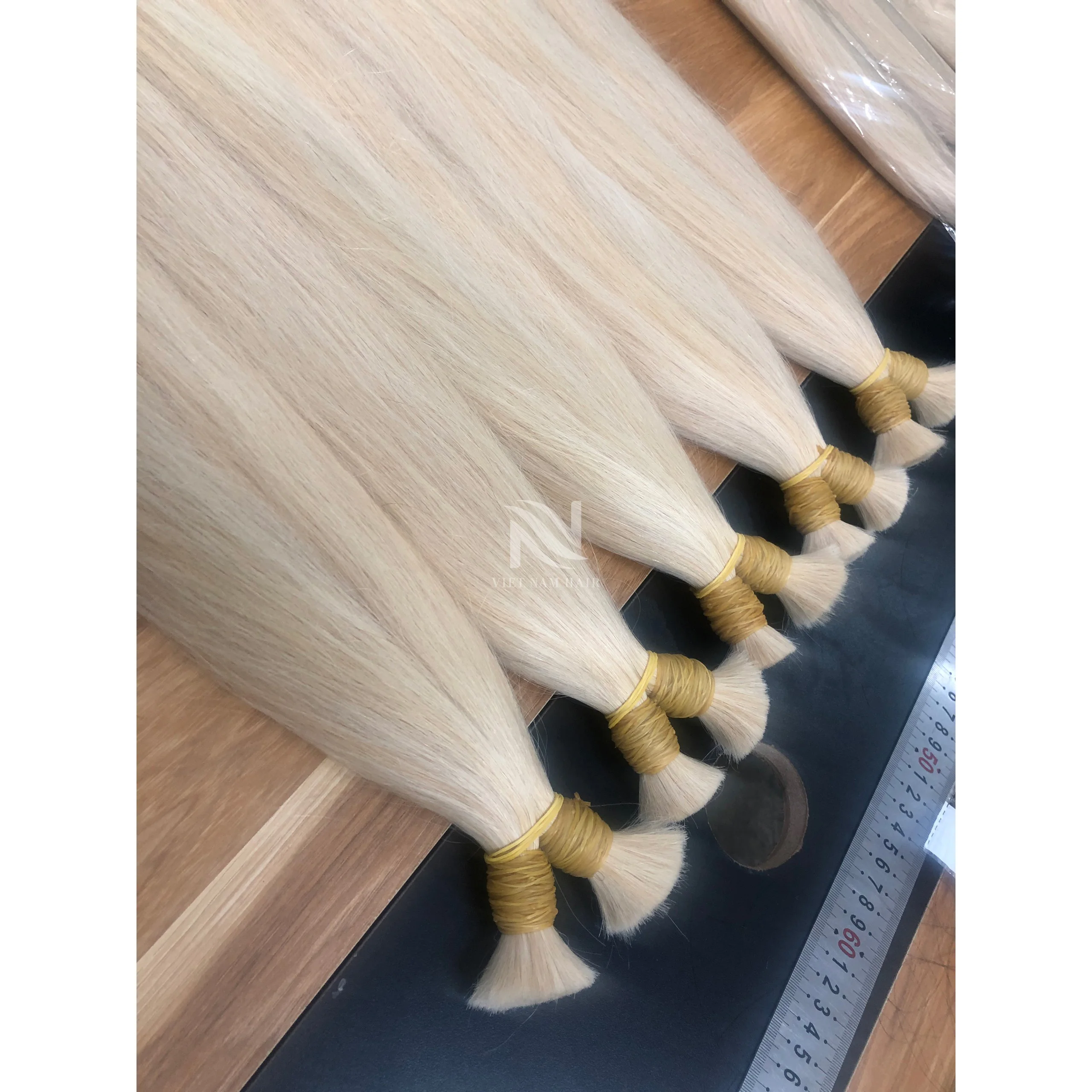 Human Hair Bulk Good Price Wholesale Vietnamese Bulk Hair Extensions Remy Virgin Hair Bulk Double Drawn