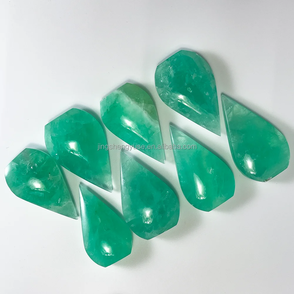 Fluorite Crystal Carving Wholesale Polished Flame For Healing And Decoration