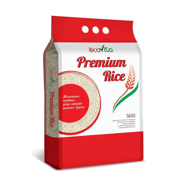 INTERNATIONAL STANDARD Low Price Premium Tasty  Short Grain White Rice Wholesale  Packing OEM 25kg