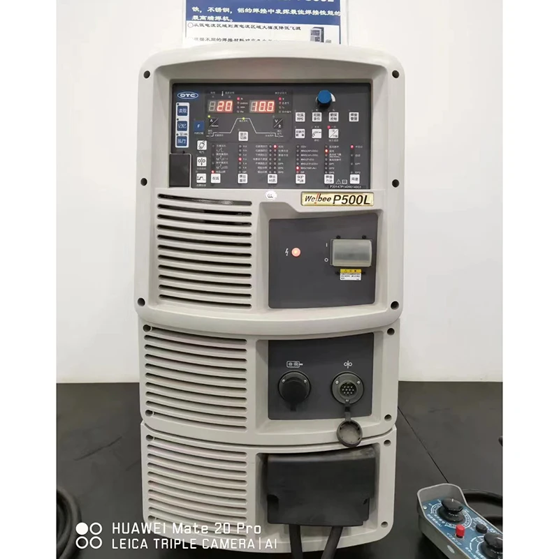 OTC/DAIHEN MIG/MAG/CO2 Welder For Aluminum Stainless Steel DC Low Spatter Pulse CO2 Welding Machine For Industrial Use WB-P500L