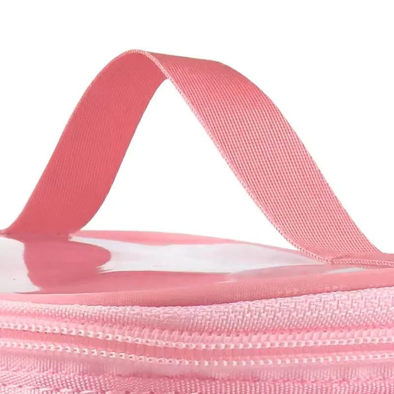 OEM ODM PVC large ladies cosmetic storage bag pvc bag travel transparent bag with zipper Made in Vietnam